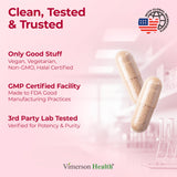 Vimerson Health primer plano del extracto de arándano destacando pureza