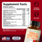 Vimerson Health ingredientes en polvo destacando Tribulus y DHEA beneficios