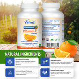 Viminz etiqueta nutricional legible con ingredientes y beneficios claros