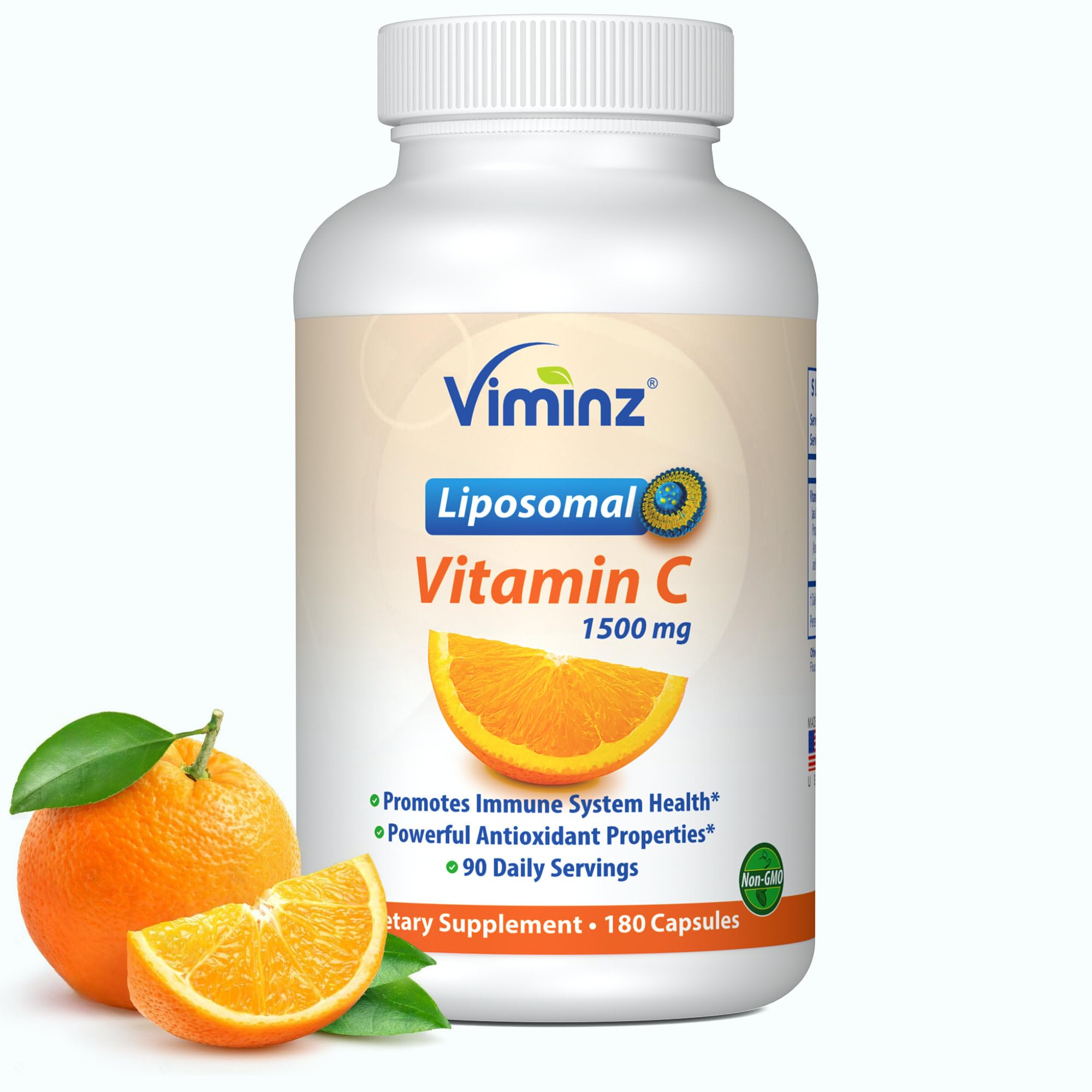 Viminz frente del envase mostrando diseño y cantidad, confianza de marca