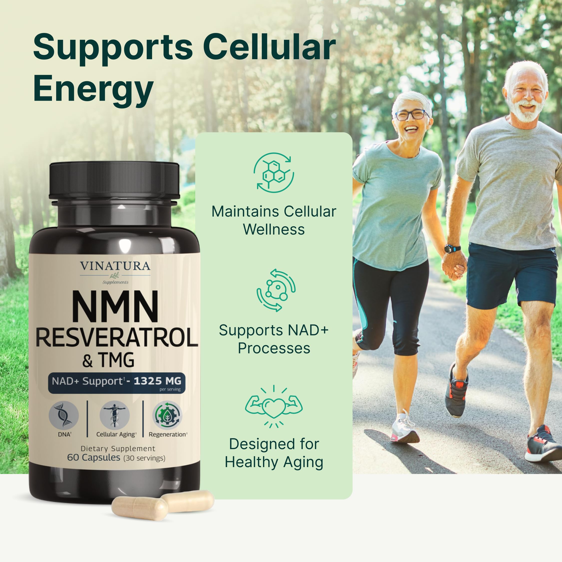 VINATURA enfoque en ingredientes resveratrol y TMG para formulación