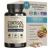 VINATURA frasco frontal mostrando envase y beneficio de soporte al estrés