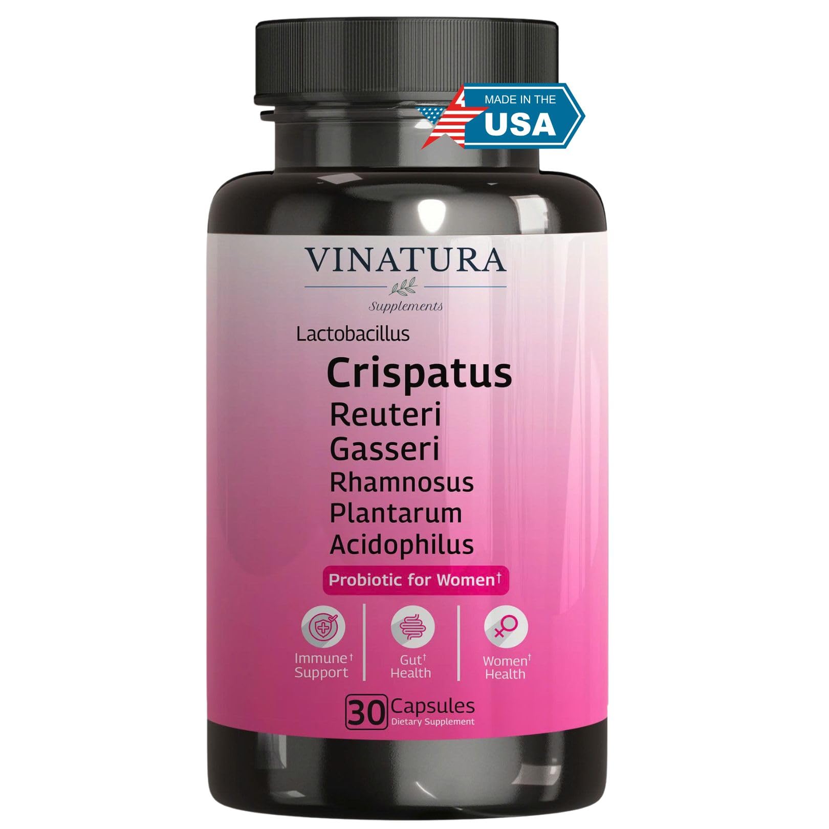 VINATURA envase frontal mostrando diseño y beneficio de soporte femenino