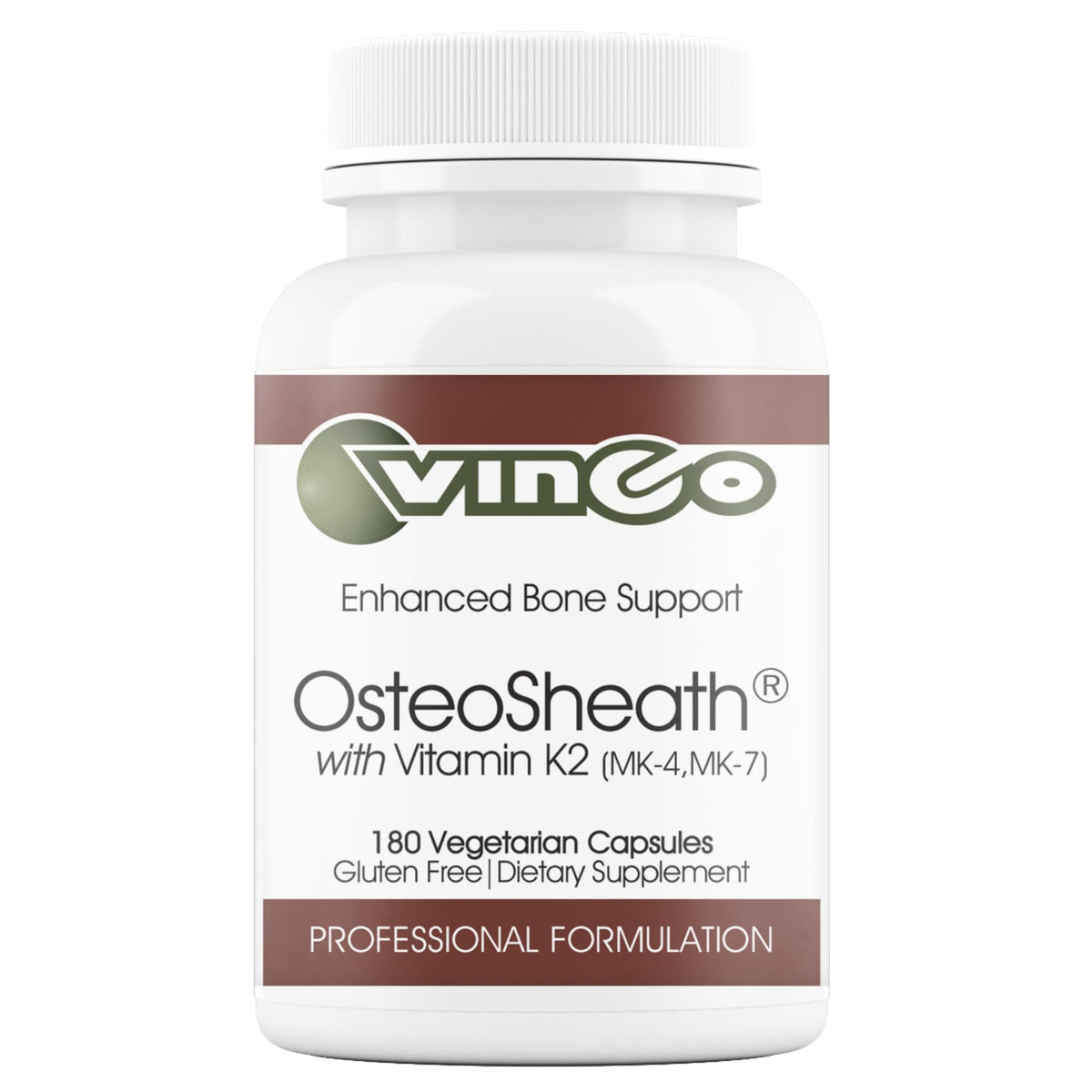Vinco OsteoSheath frente del empaque mostrando beneficios y diseño