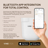 VINEVIDA Prime detalle de textura resaltando construcción duradera y fácil limpieza