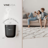 VINEVIDA Prime enchufado en sala demostrando aroma constante