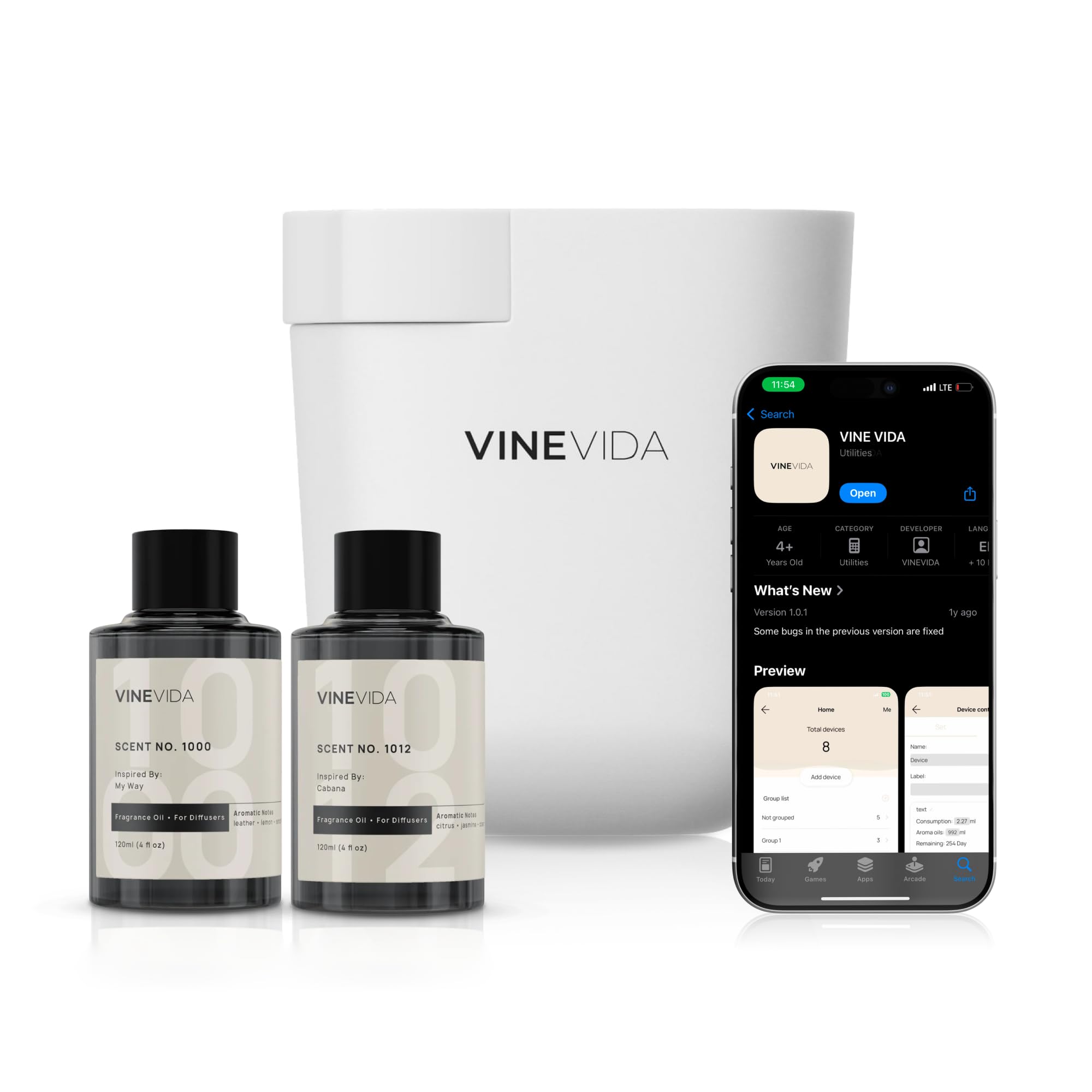 VINEVIDA Prime frontal enchufado mostrando diseño elegante y beneficio de bajo perfil