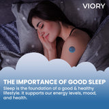 VIORY parche aplicado en el brazo antes de dormir, beneficio uso fácil