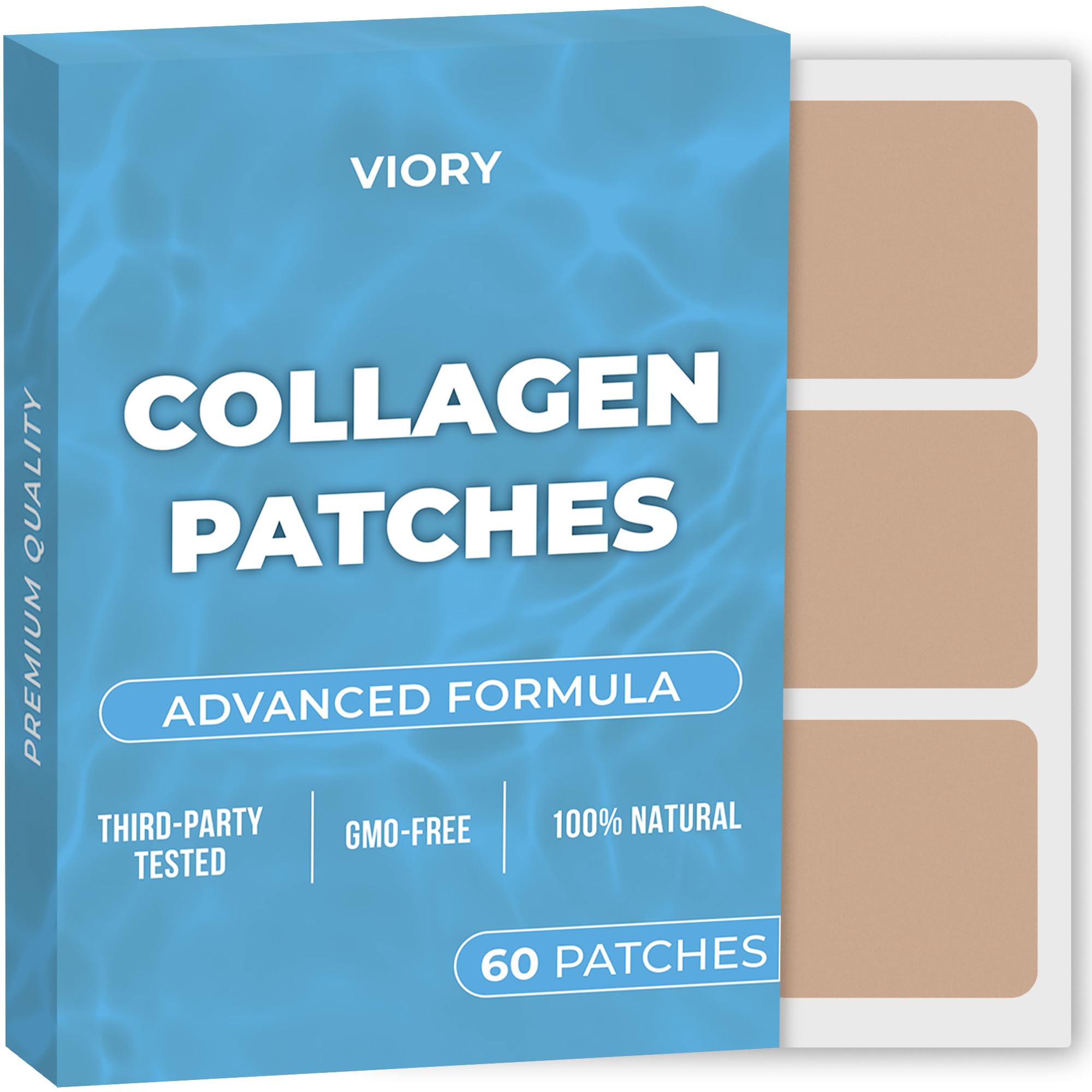 VIORY parche frontal paquete visible y beneficios de uso