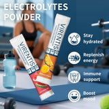 VIRENTIS etiqueta con ingredientes y electrolitos para reponer minerales