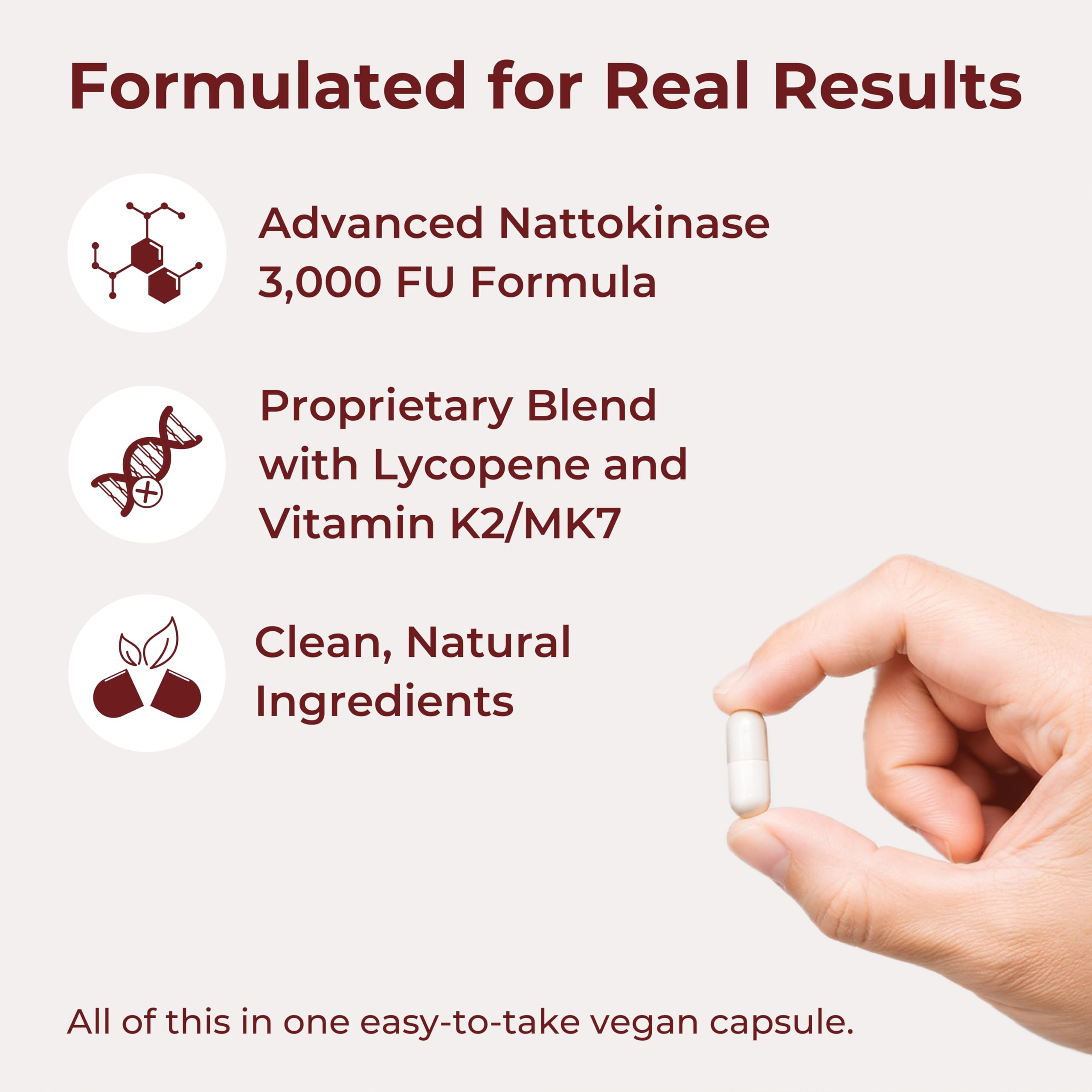 Vision Nutraceuticals cápsula junto a moneda para comparar tamaño