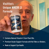 VisiVite cápsulas sobre plato ilustrando cantidad y aspecto uniforme