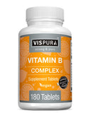 VISPURA frontal del frasco mostrando 180 tabletas y beneficios principales
