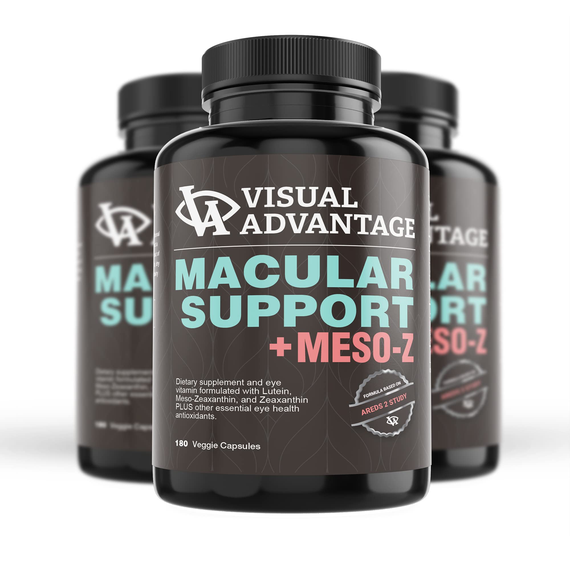 Visual Advantage cápsula abierta mostrando contenido oleoso y mejora de biodisponibilidad