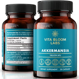 Vita Bloom Labs frasco frontal mostrando etiqueta y beneficio digestivo
