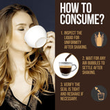 Vita Guard uso en mañana con taza de té para energía diaria