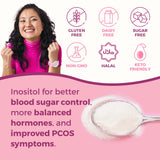 VITA-PCOS cuchara medidora junto al polvo para dosificación precisa