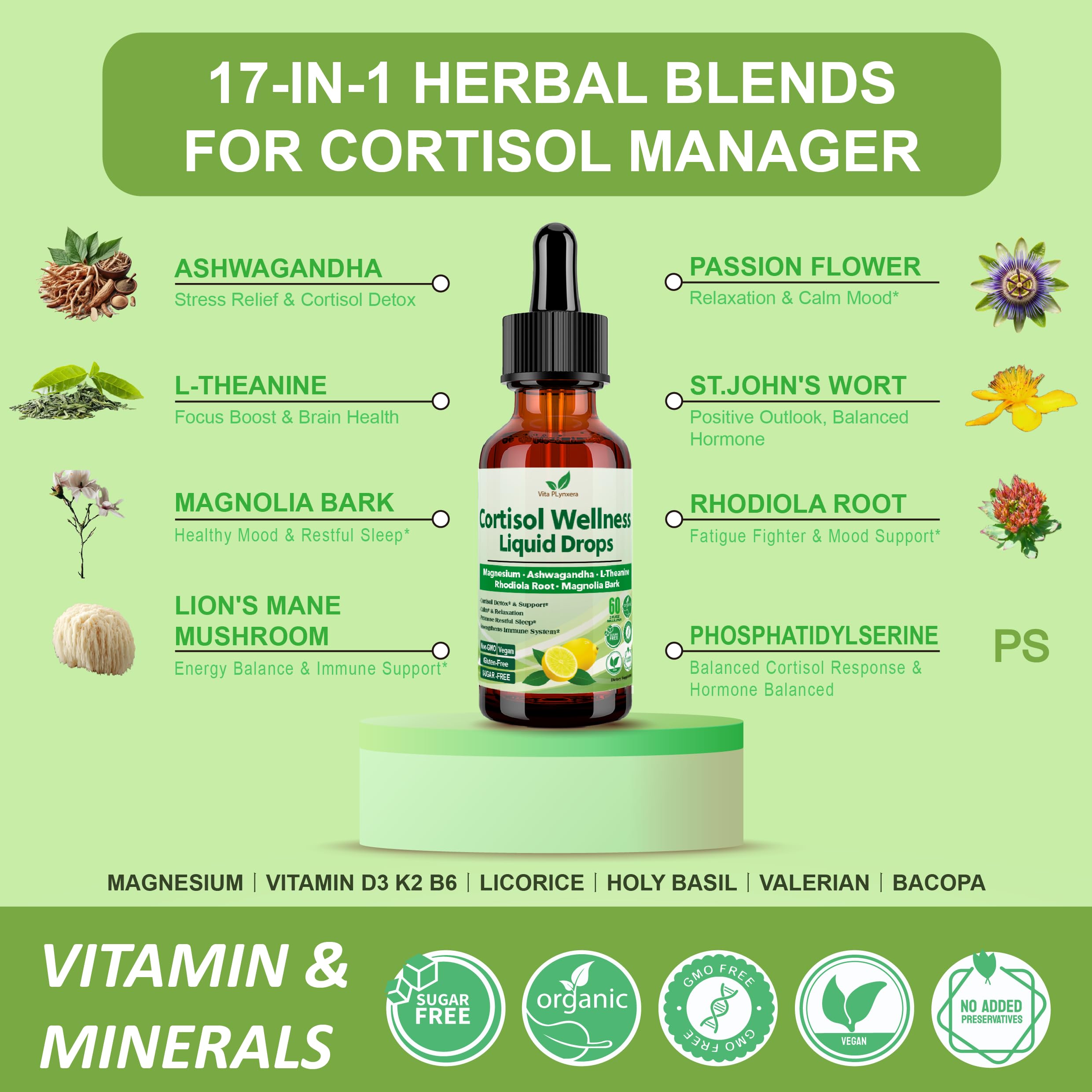 Vita PLynxera etiqueta en detalle con ingredientes y confianza de calidad