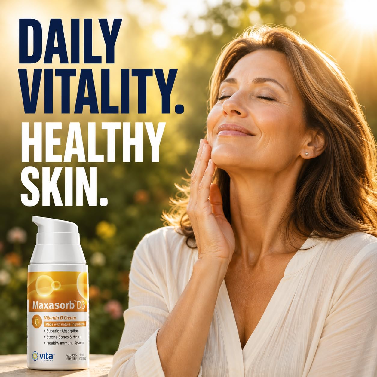 Vita Sciences textura ligera de la crema que se absorbe rápido