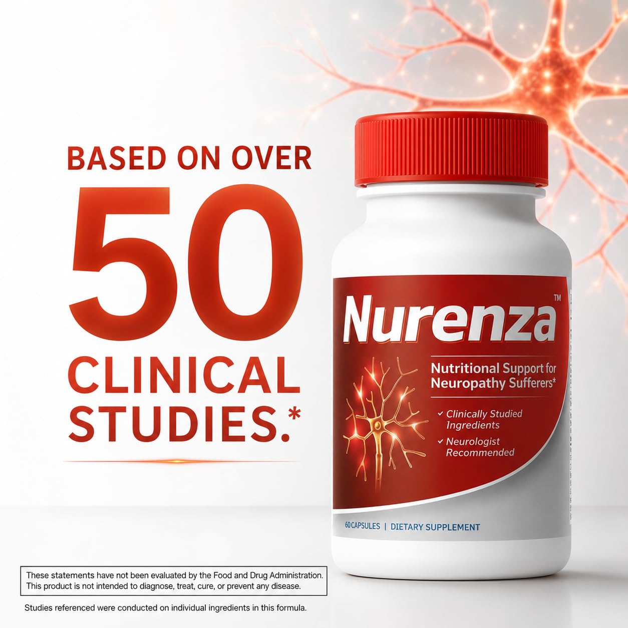 Vita Sciences Nurenza aplicado con manos y pies mostrando alivio potencial