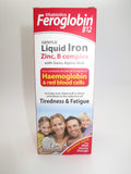 Vitabiotics Feroglobin vista frontal del envase con información visible y fácil identificación