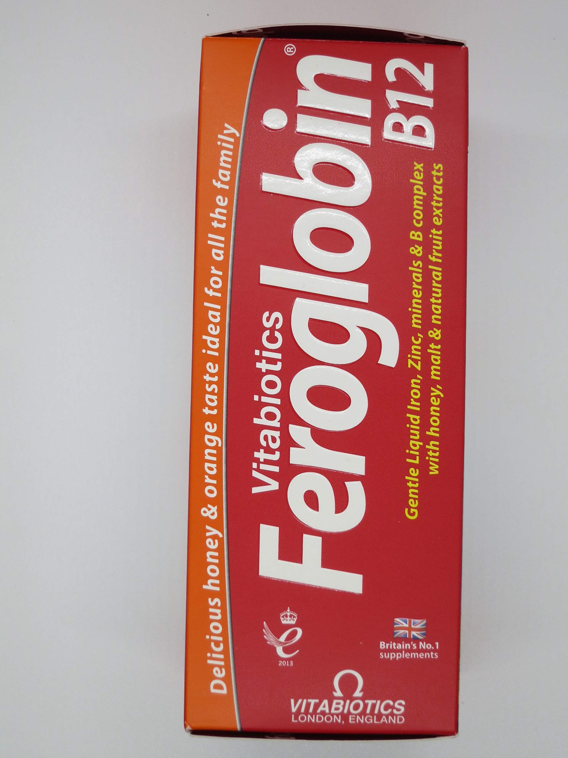 Vitabiotics Feroglobin servido en vaso mostrando cómo mezclarlo cómodamente