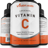 Vitablosom frontal del envase mostrando la botella y etiqueta clara, ideal para identificar el producto