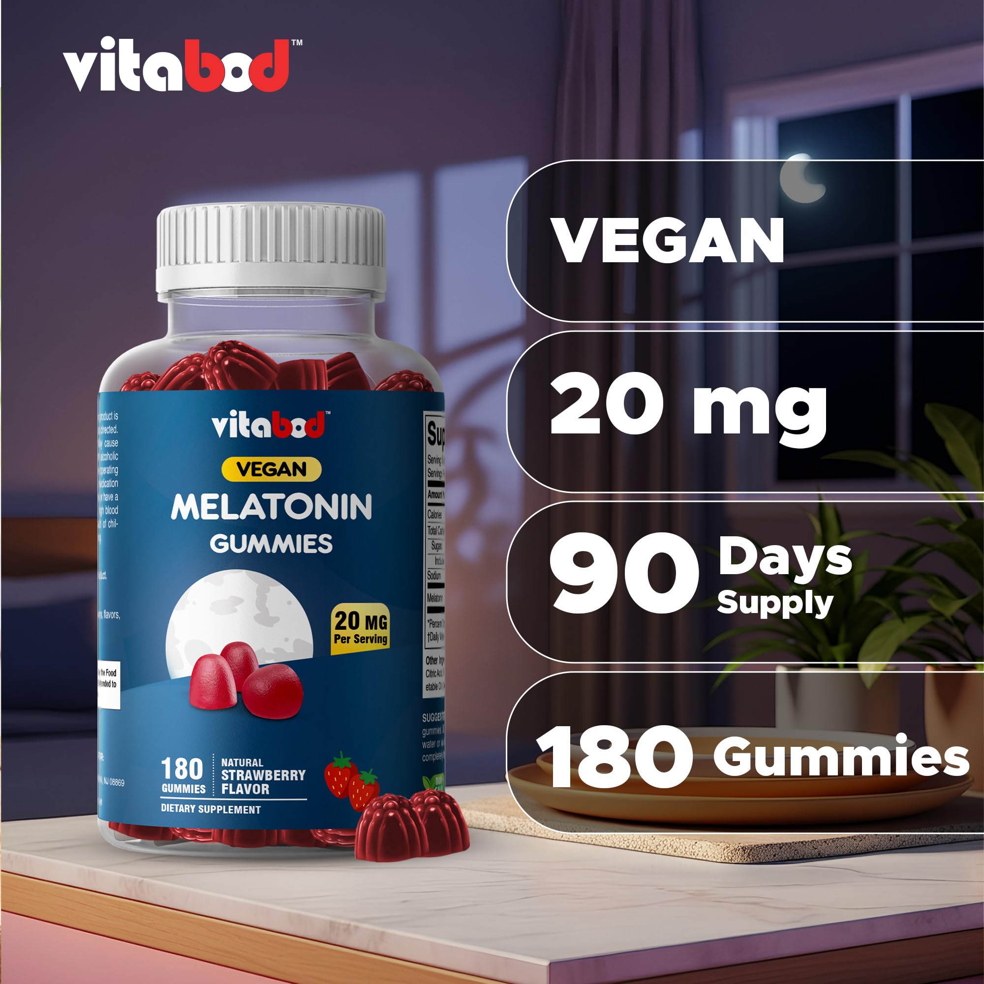 Vitabod gominolas en mano mostrando tamaño práctico y fácil de masticar