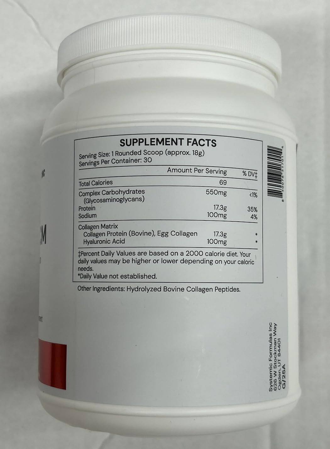 VitaBoost etiqueta ingredientes legible, transparencia y confianza
