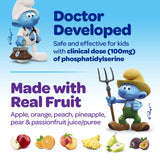 VITABURST Smurfs etiqueta con información nutricional y dosis recomendada