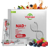 VitaCoeur etiqueta con información nutricional visible y composiciones claras