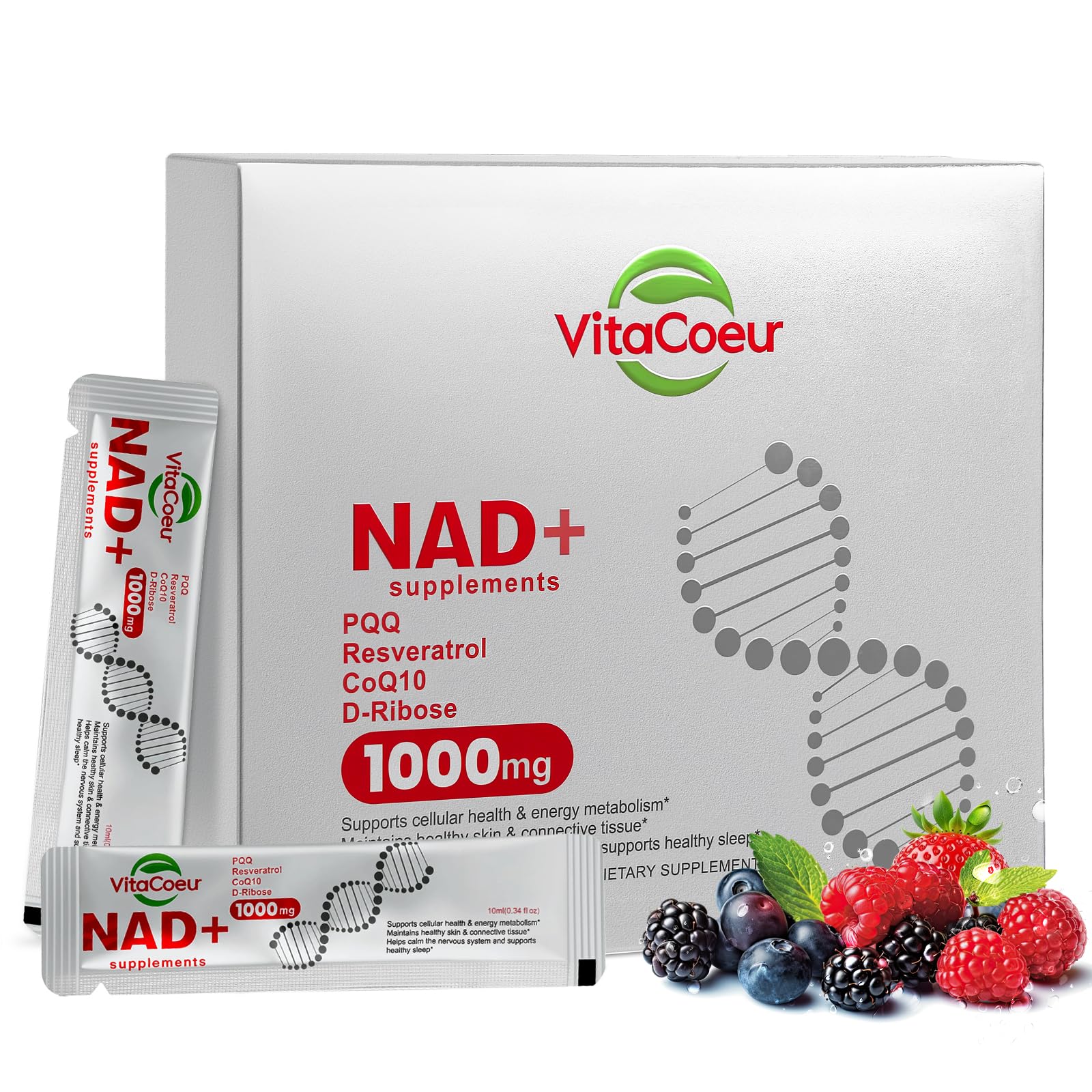 VitaCoeur sobre individual listo para tomar, facilita uso diario inmediato
