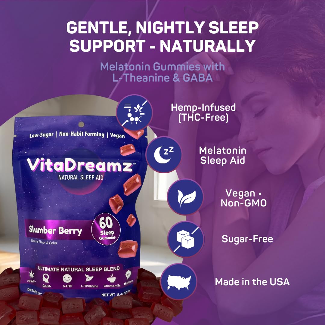 VitaDreamz gominolas textura cercana, beneficio: aspecto apetecible y suave
