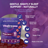 VitaDreamz gomita detalle textura suave y masticable para fácil consumo
