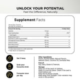 Vitadrive etiqueta nutricional clara para información del usuario