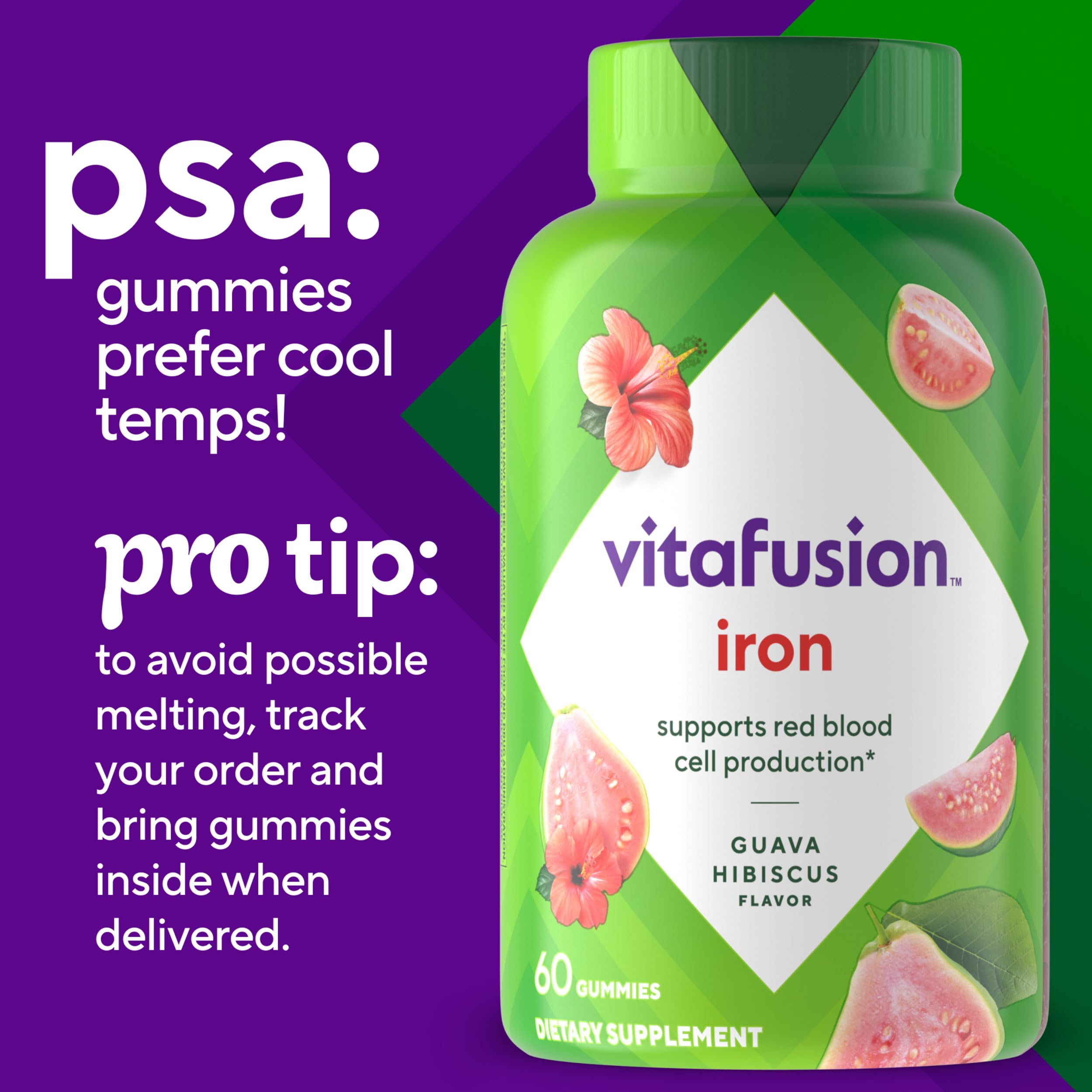 Vitafusion gomita junto a monedas para comparar tamaño real
