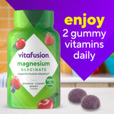 vitafusion frasco abierto con gomitas para evidenciar cantidad y presentación
