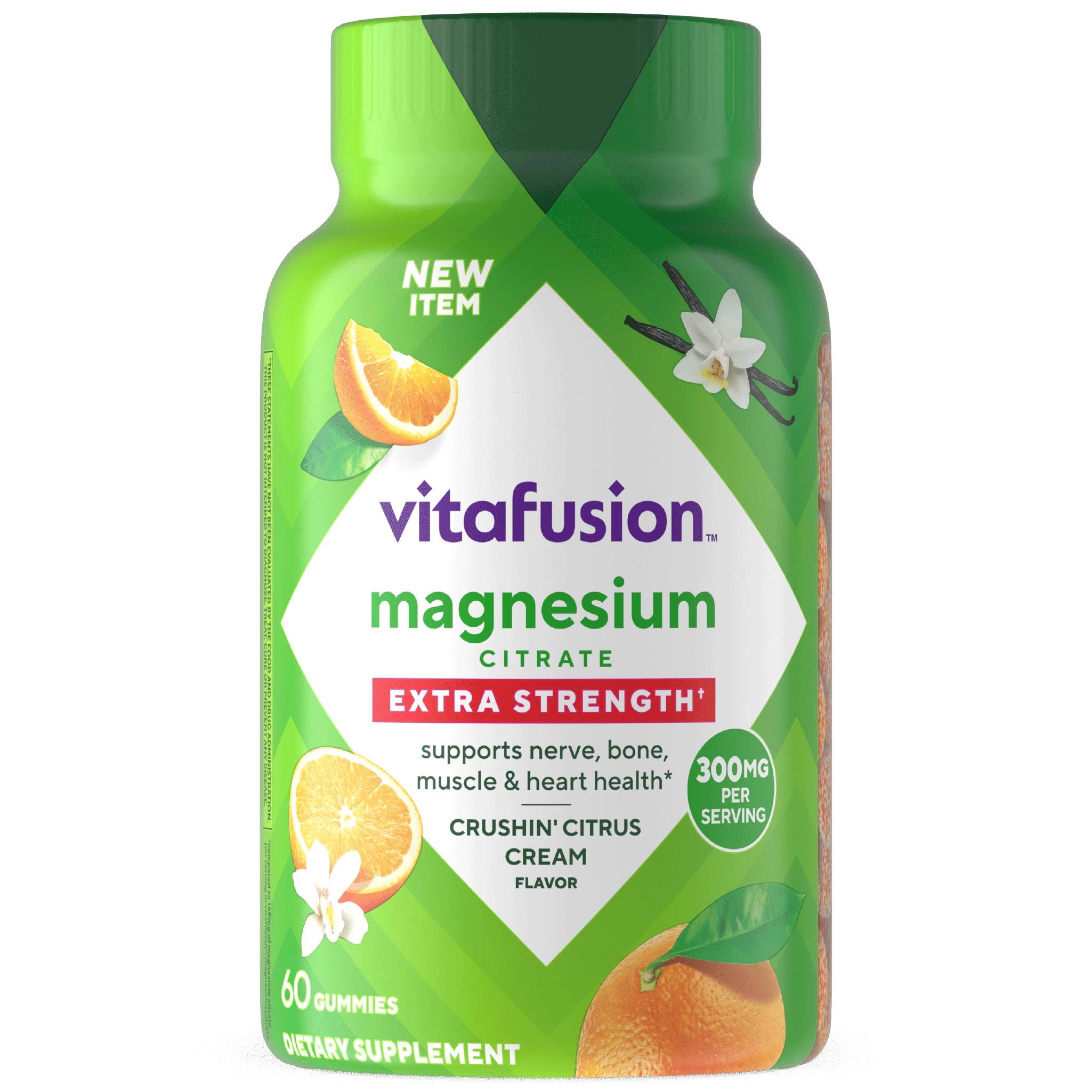 Vitafusion frasco frontal mostrando la etiqueta y beneficios rápidos