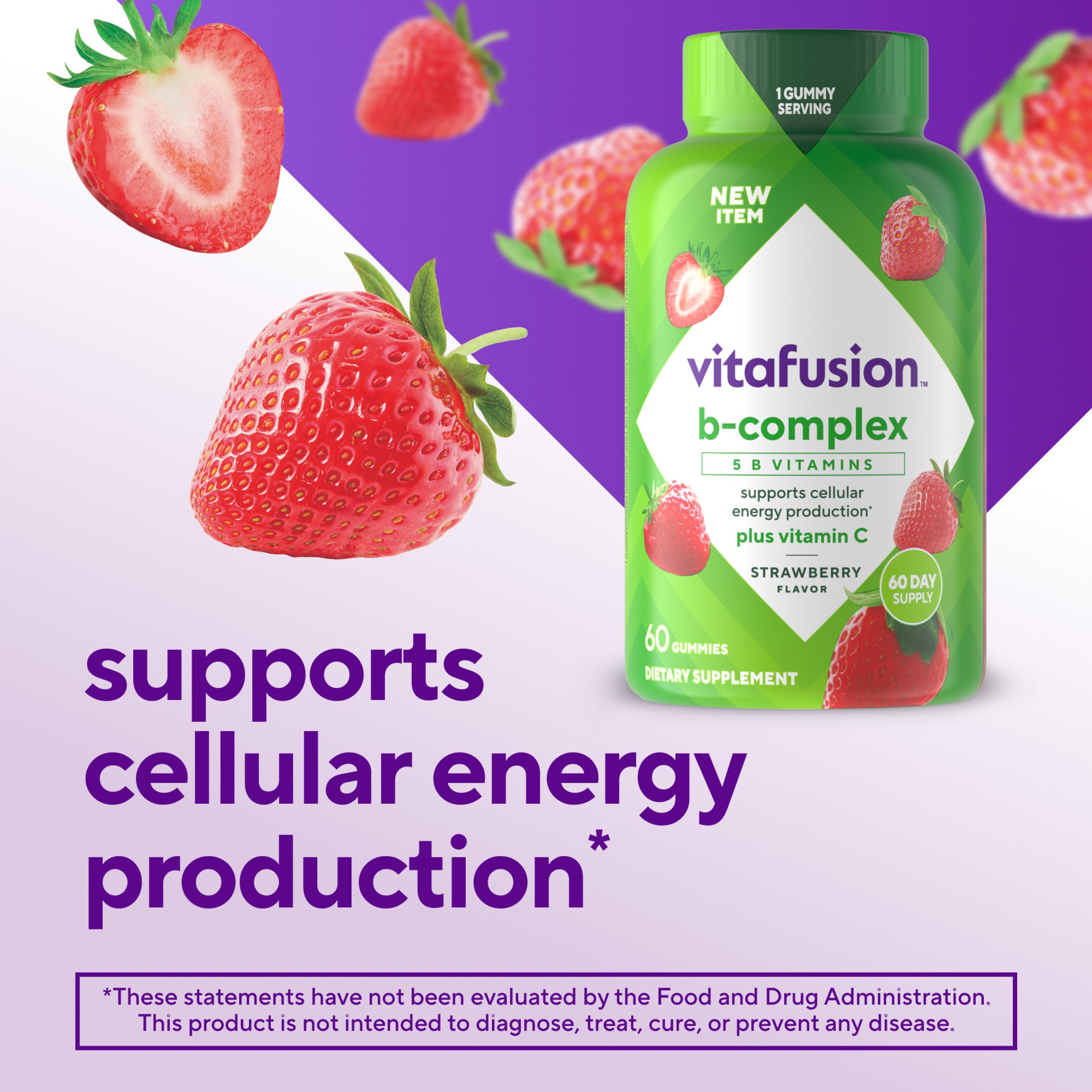 Vitafusion gominola primer plano mostrando textura y apetito