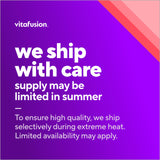 Vitafusion gomitas sobre fondo blanco, presentación apetitosa y clara