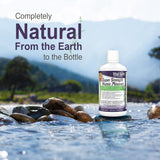 Vital Earth Minerals cierre y tapadera sin BPA detalle de seguridad