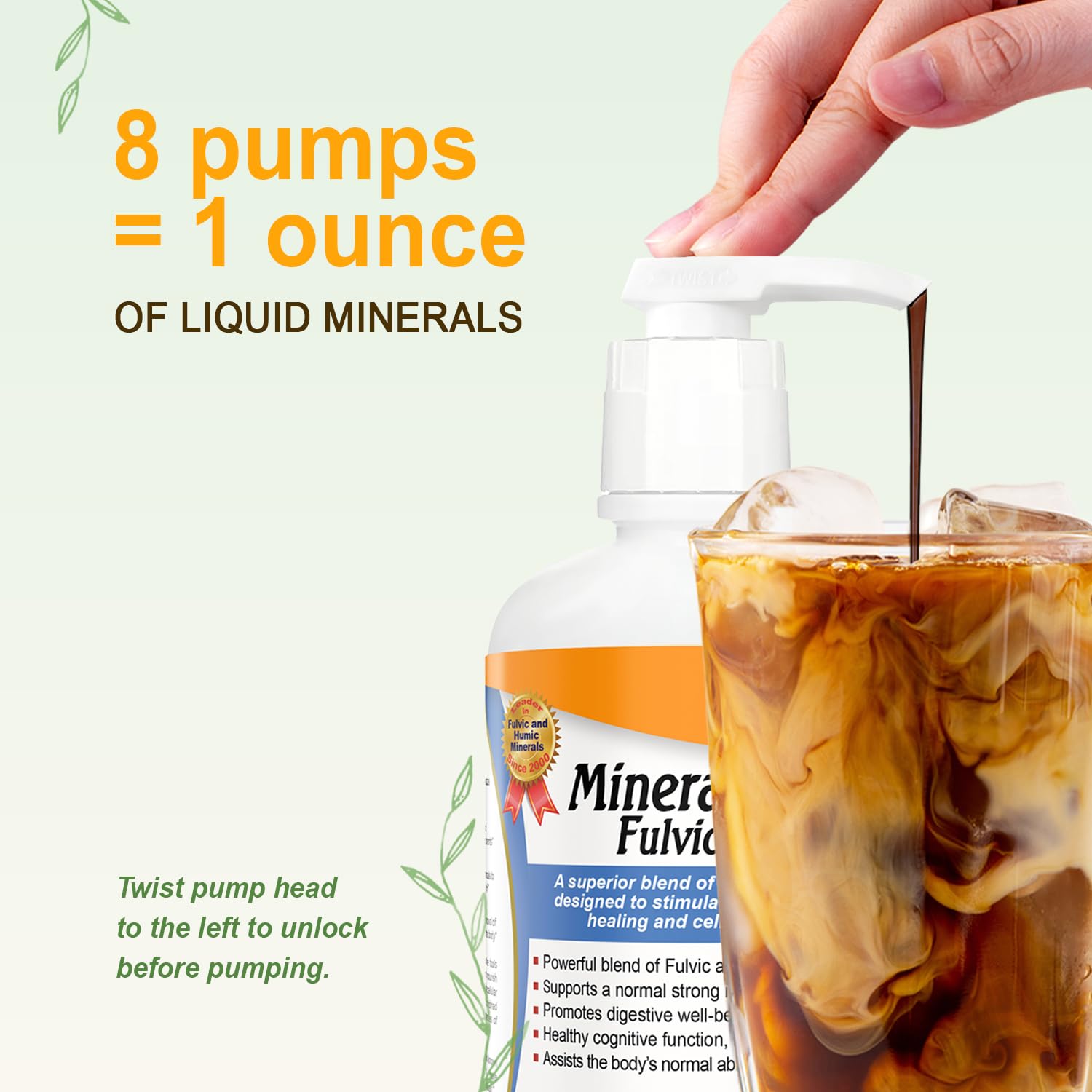 Vital Earth Minerals etiqueta con ingredientes que facilita la lectura