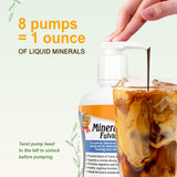 Vital Earth Minerals etiqueta con ingredientes que facilita la lectura
