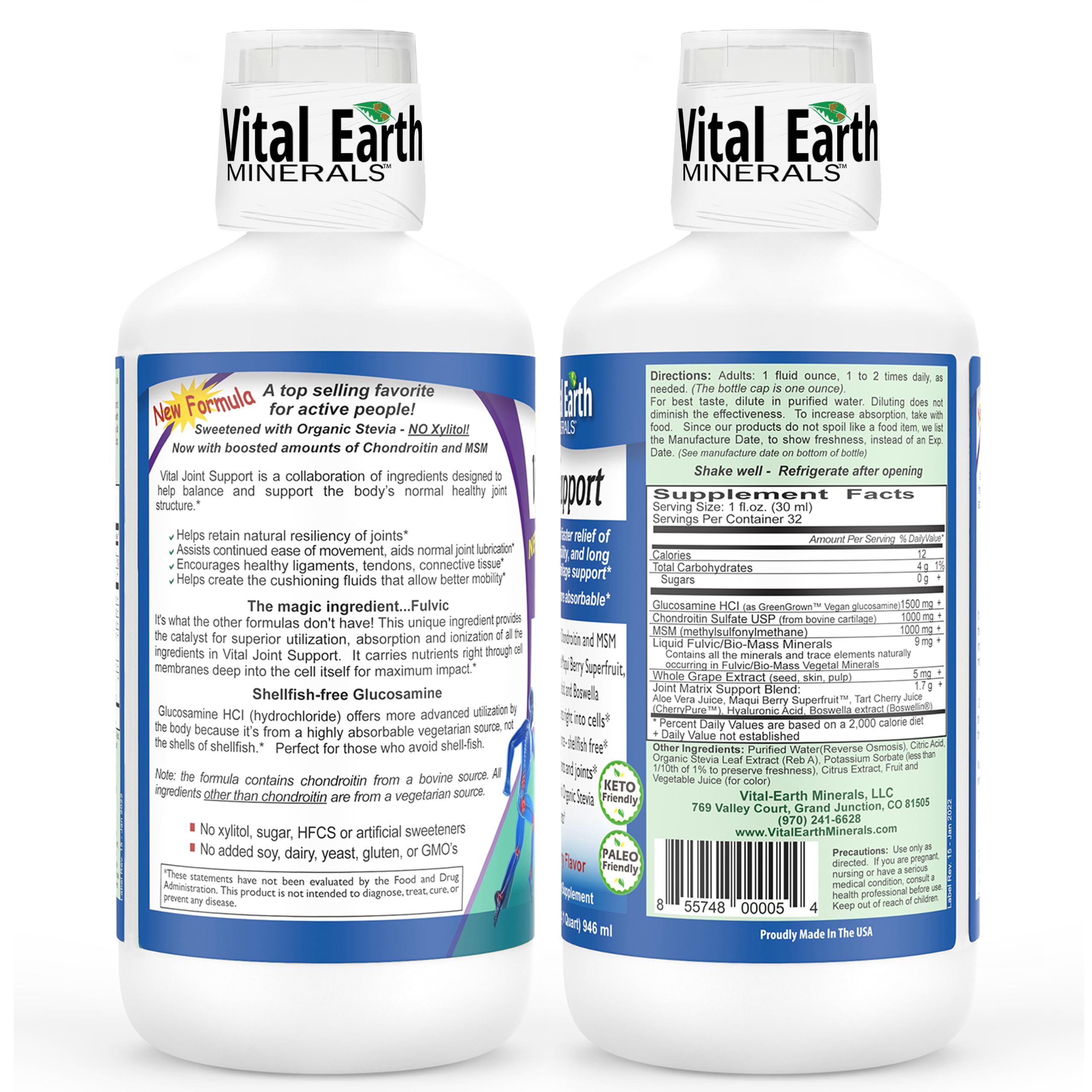 Vital Earth taza medidora de 1 oz y servicio fácil para tomar con comidas