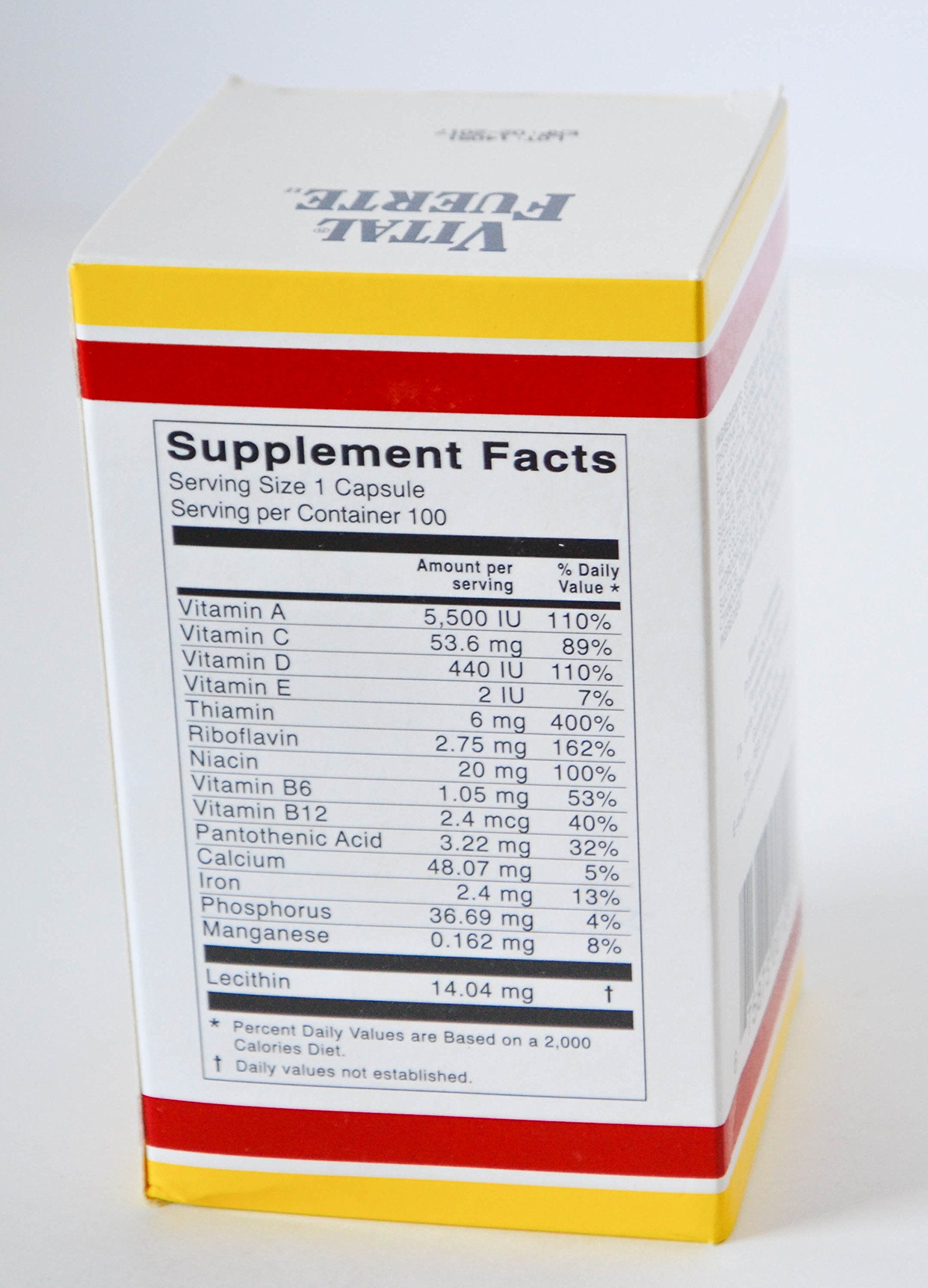 Vital Fuerte cápsula en primer plano textura y beneficio absorción eficaz