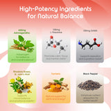 VITAL HERBAL cápsulas dispersas mostrando su forma y facilidad de consumo