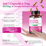 Vital Herbal etiqueta nutricional mostrando ingredientes y pureza
