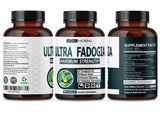 VITAL HERBAL comparación de tamaño de la cápsula con una moneda