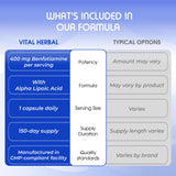 Vital Herbal en uso durante rutina matutina para conveniencia diaria