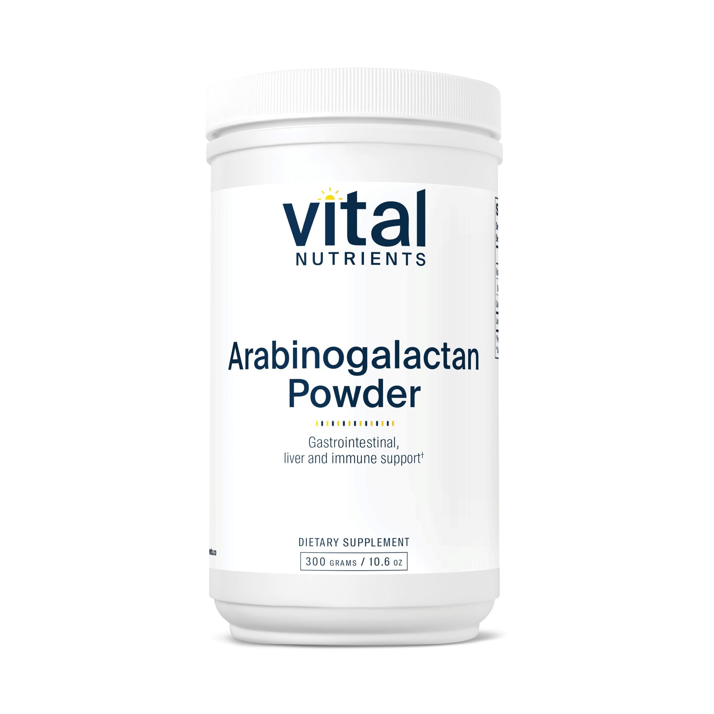 Vital Nutrients frente del envase mostrando diseño y volumen beneficios claros